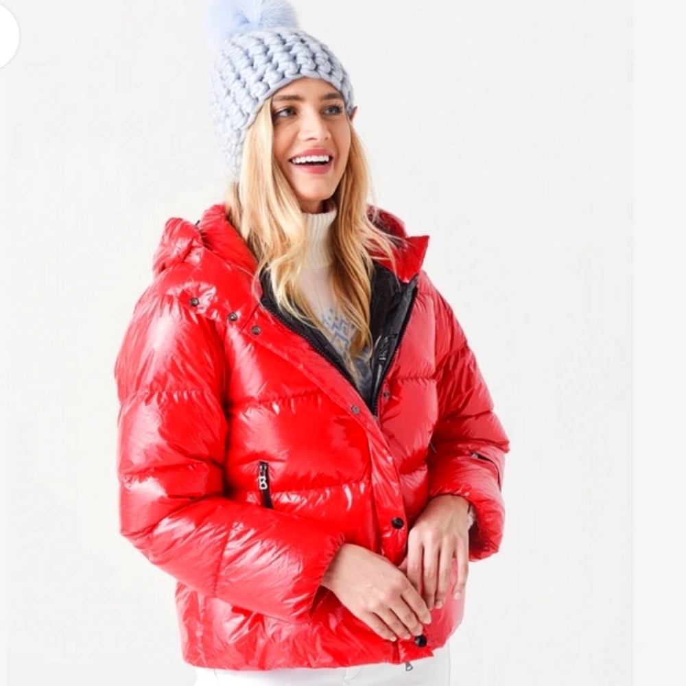 Bogner Evelia Down Ski Jacket Red Bogner Red Ski Jacket